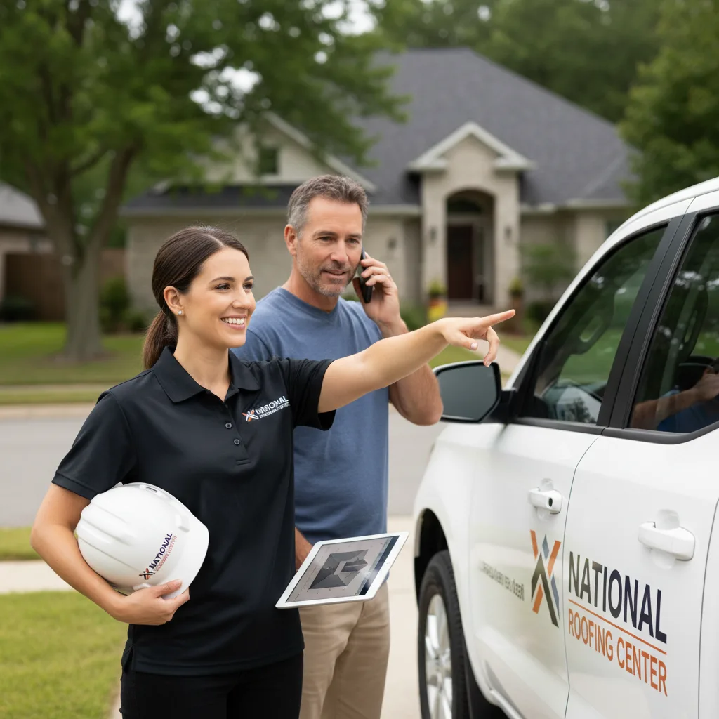National Roofing Center customer support in Hallsville