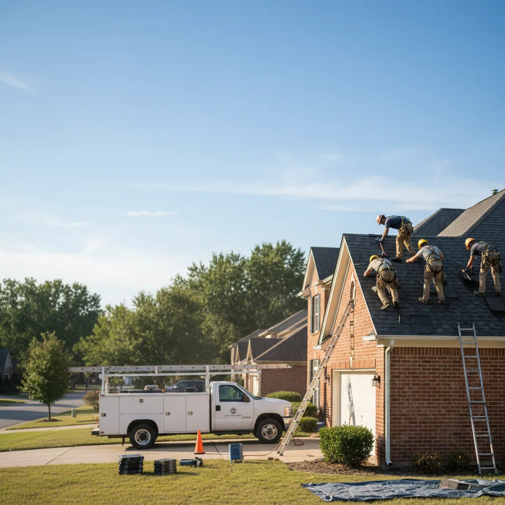 Roof Repair in Hallsville